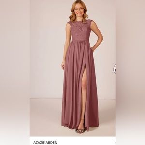 Azazie Arden, Desert Rose Bridesmaid Dress